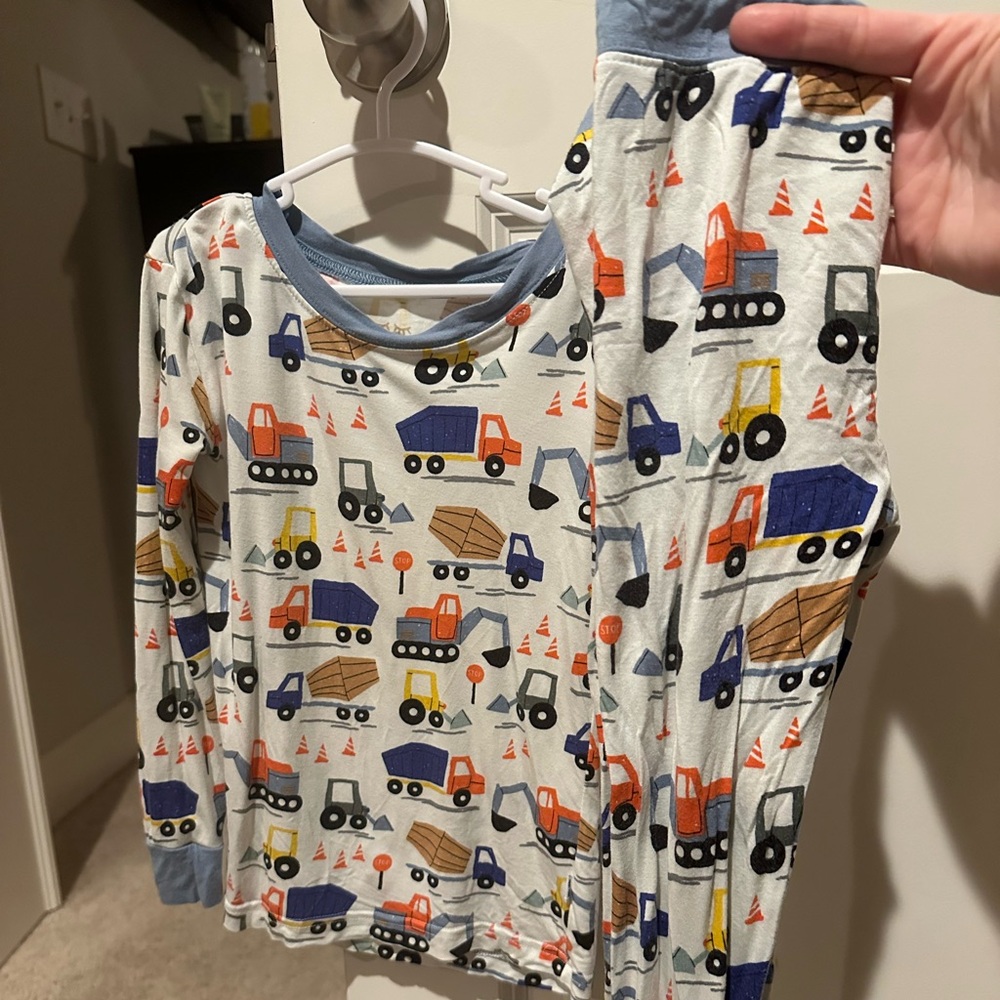 Little sleepies Construction Vehicle Pajama Set